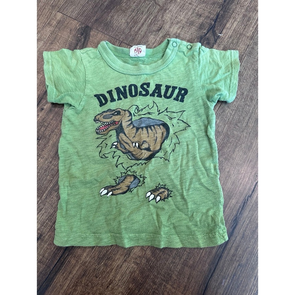 Bit'z kids T-Rex dinosaur top shirt short sleeve 2/3